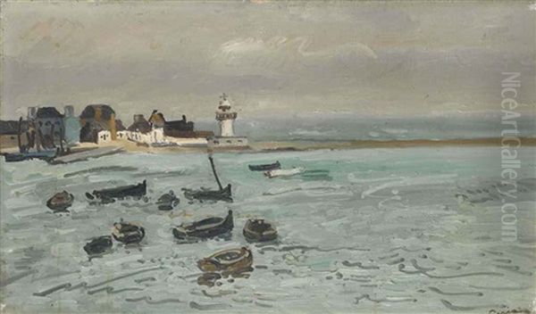 Le Phare Oil Painting by Edmond Ceria