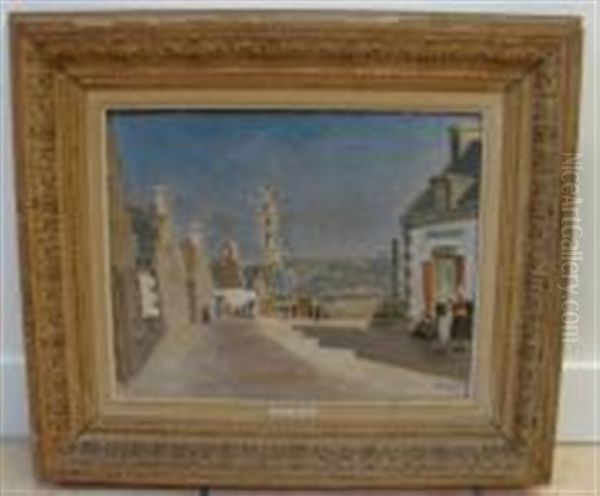 L'eglise De L'echagate Oil Painting by Edmond Ceria