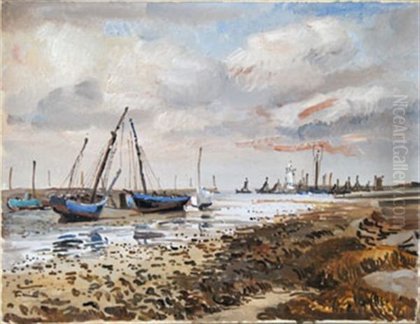 Le Guivinec Oil Painting by Edmond Ceria