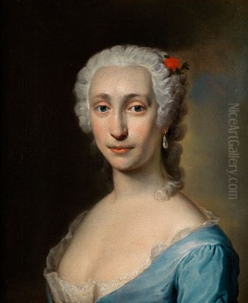 Bildnis Einer Adeligen Dame Oil Painting by Giacomo Ceruti