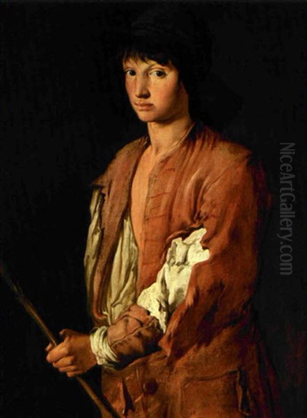 Bondpojke Oil Painting by Giacomo Ceruti
