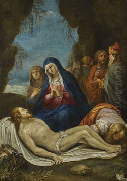 Pieta Oil Painting by Giuseppe Cesari