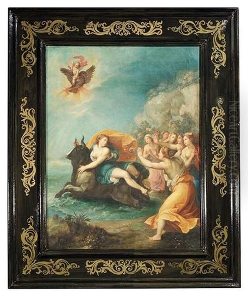 Raub Der Europa Oil Painting by Giuseppe Cesari