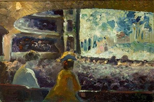 Carre Oil Painting by Nico Cevat