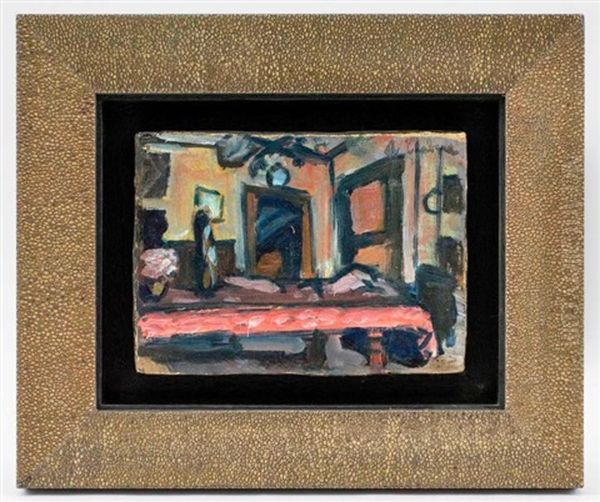 Interieur Du Mas Oil Painting by Auguste Chabaud
