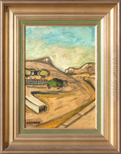 Le Mazet Dans Les Arbres Oil Painting by Auguste Chabaud