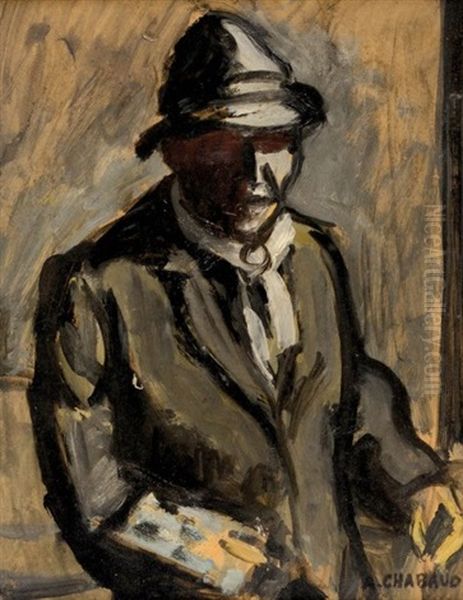 Autoportrait Oil Painting by Auguste Chabaud