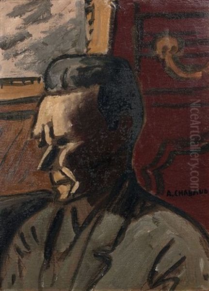 Portrait Oil Painting by Auguste Chabaud