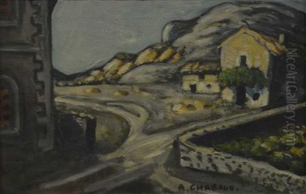 Village Du Midi Oil Painting by Auguste Chabaud
