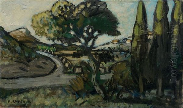 Paysage Oil Painting by Auguste Chabaud