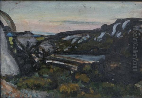 Paysage Oil Painting by Auguste Chabaud