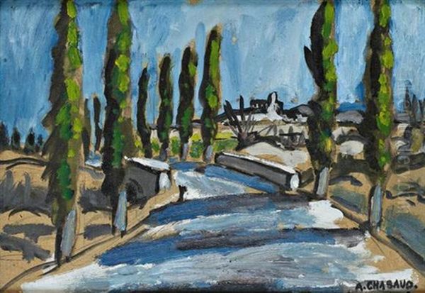 Sans Titre Oil Painting by Auguste Chabaud