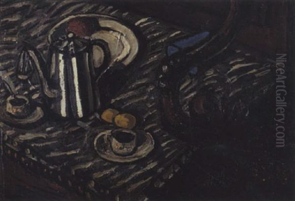 Nature Morte A La Theiere Oil Painting by Auguste Chabaud
