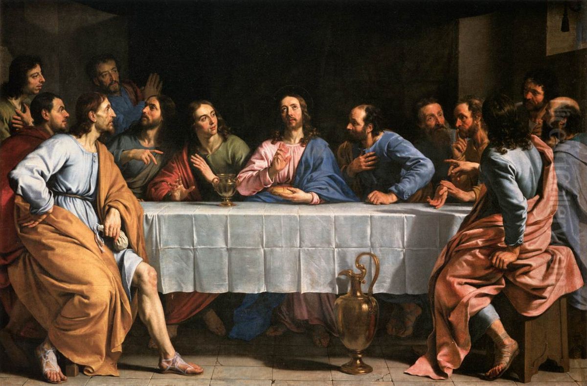 The Last Supper Oil Painting by Philippe de Champaigne