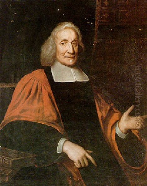 Portrait Of A Savant Oil Painting by Philippe de Champaigne