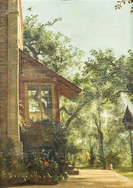 Dusseldorfer Maler Oil Painting by Theodore Champion