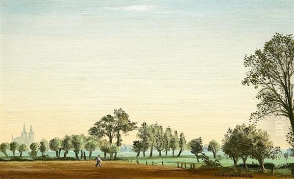 Saender Bauer Oil Painting by Theodore Champion