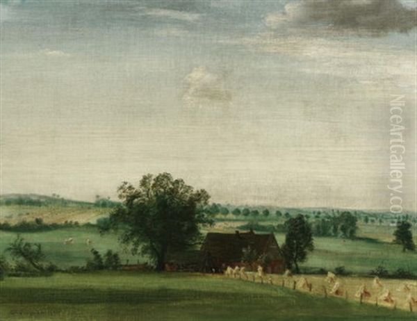 Bauernhof Oil Painting by Theodore Champion