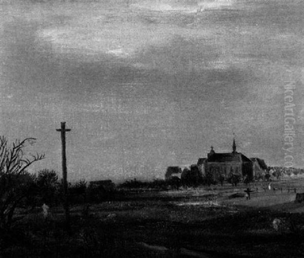 Kirche (niederkassel) Oil Painting by Theodore Champion