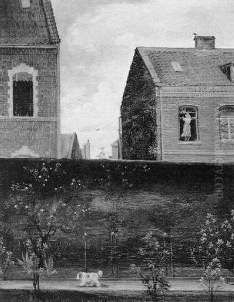 Gartenecke Oil Painting by Theodore Champion