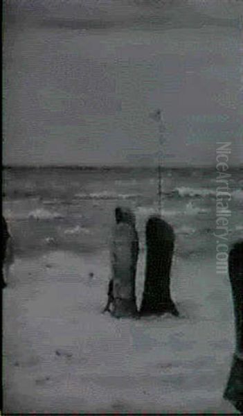 Am Meer Oil Painting by Theodore Champion