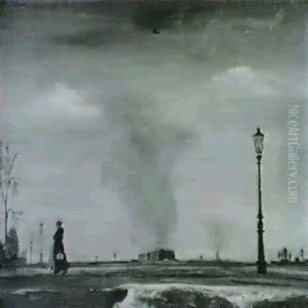 Der Spaziergang Oil Painting by Theodore Champion