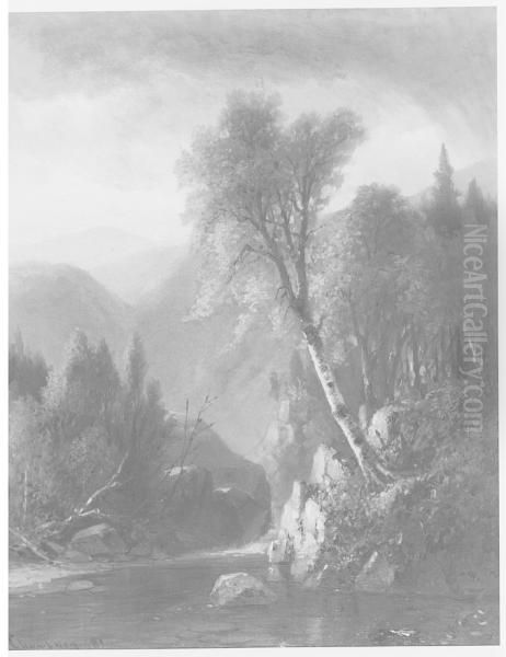 Autumn Landscape Oil Painting by Benjamin Champney