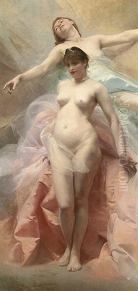 Le Reve Oil Painting by Charles Joshua Chaplin