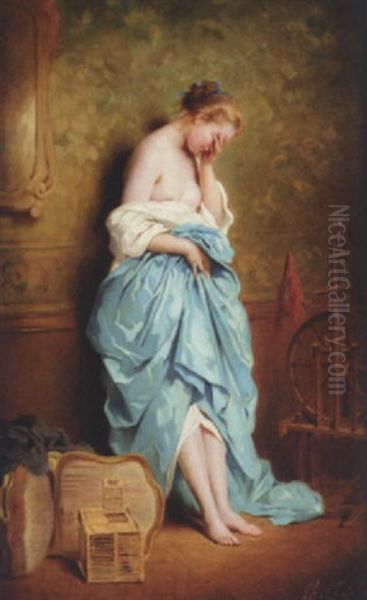 Flown Away Oil Painting by Charles Joshua Chaplin