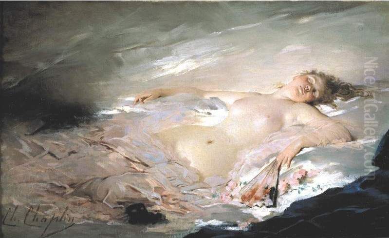 After The Masked Ball Oil Painting by Charles Joshua Chaplin