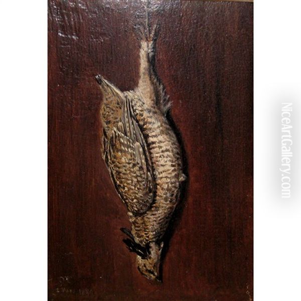 Hanging Game (+ 2 Others; 3 Works) Oil Painting by Conrad Wise Chapman