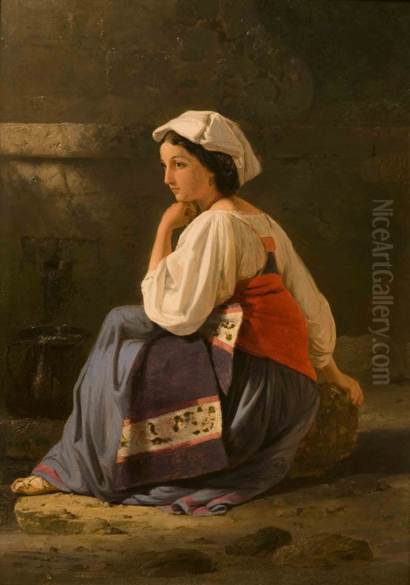 Sabine Oil Painting by John Gadsby Chapman