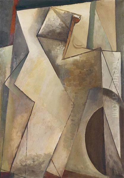 Composition Oil Painting by Youla, Jules Chapoval