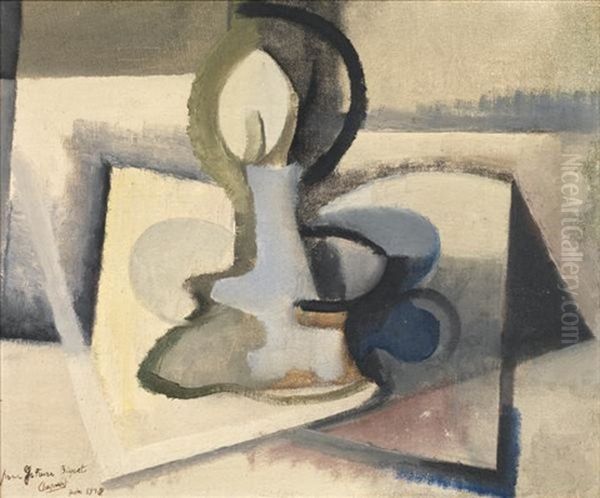 La Bougie Oil Painting by Youla, Jules Chapoval