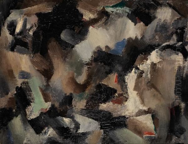 Deplier Oil Painting by Youla, Jules Chapoval