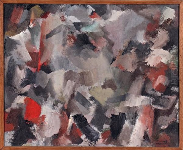 Composition Abstraite Oil Painting by Youla, Jules Chapoval