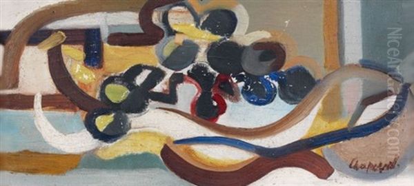 Nature Morte Oil Painting by Youla, Jules Chapoval