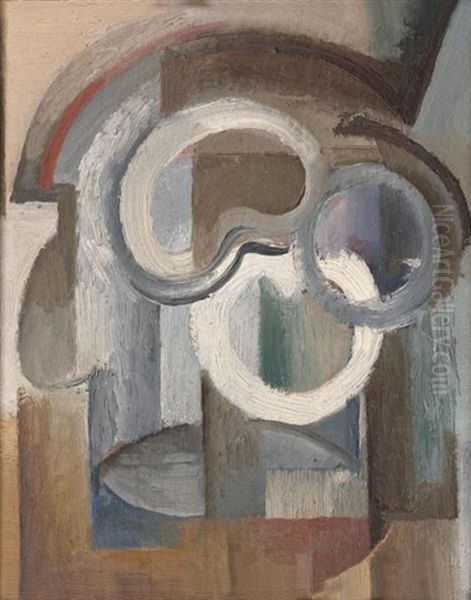 Composition, Janvier Oil Painting by Youla, Jules Chapoval