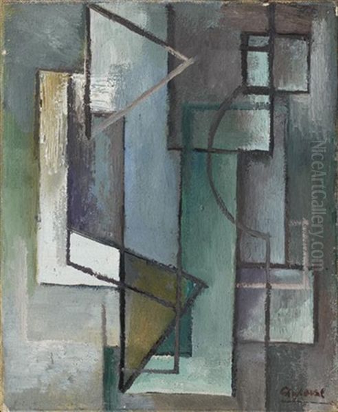 Composition Oil Painting by Youla, Jules Chapoval