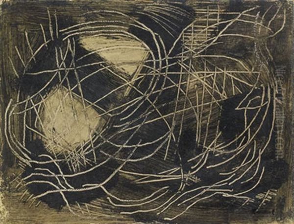 Composition Oil Painting by Youla, Jules Chapoval