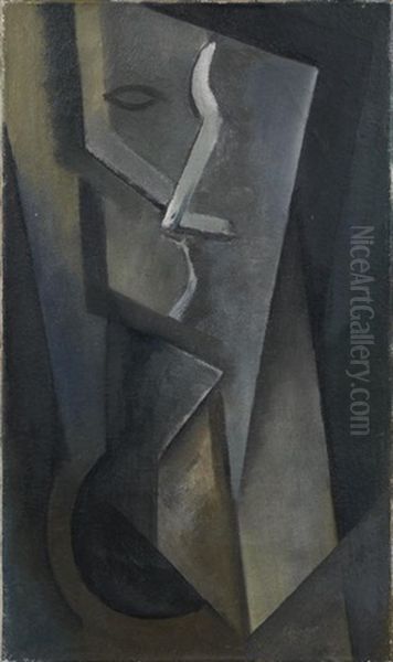 Profil Gris Oil Painting by Youla, Jules Chapoval