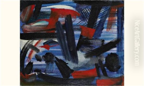 Composition Oil Painting by Youla, Jules Chapoval