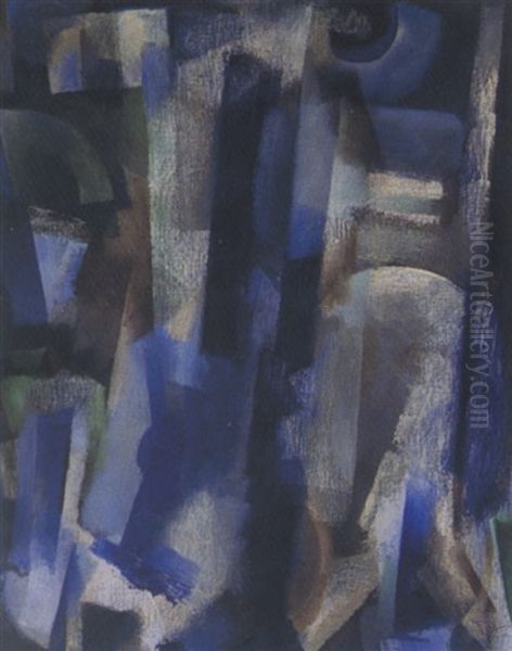 Mui Oil Painting by Youla, Jules Chapoval