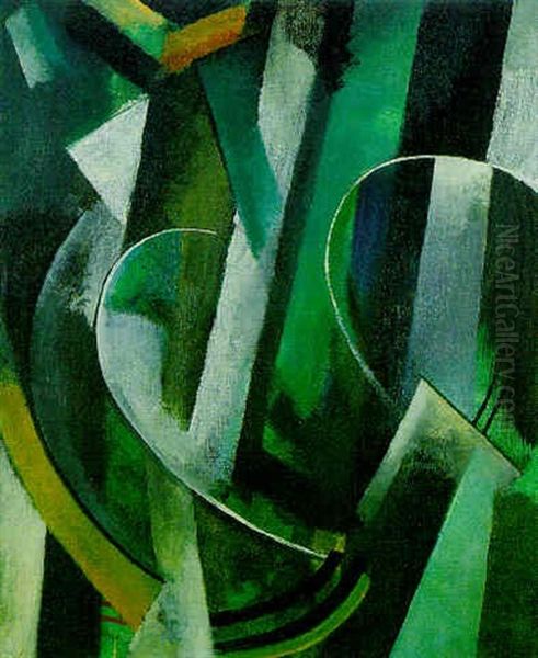 Composition Oil Painting by Youla, Jules Chapoval