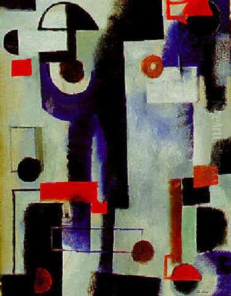 Composition Oil Painting by Youla, Jules Chapoval