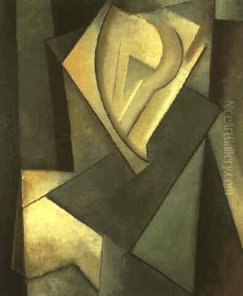 Composition Oil Painting by Youla, Jules Chapoval