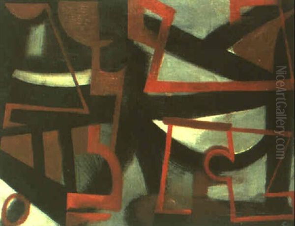 Composition Oil Painting by Youla, Jules Chapoval