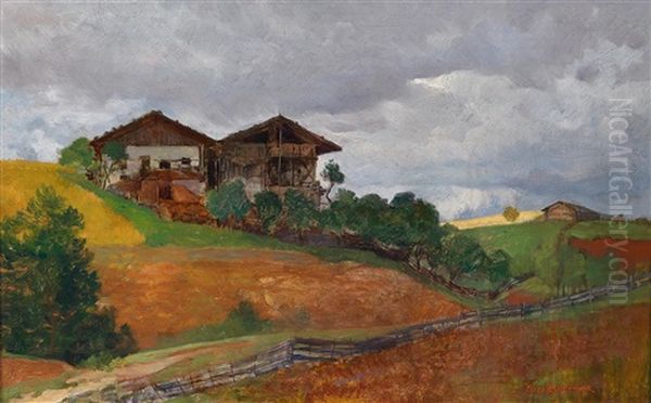 Motiv Aus Seis Oil Painting by Hugo Charlemont