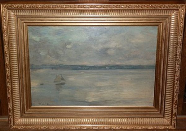 Voilier Oil Painting by Frantz Charlet