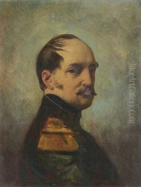 L'empereur Nicolas 1er Oil Painting by Eugene Charpentier